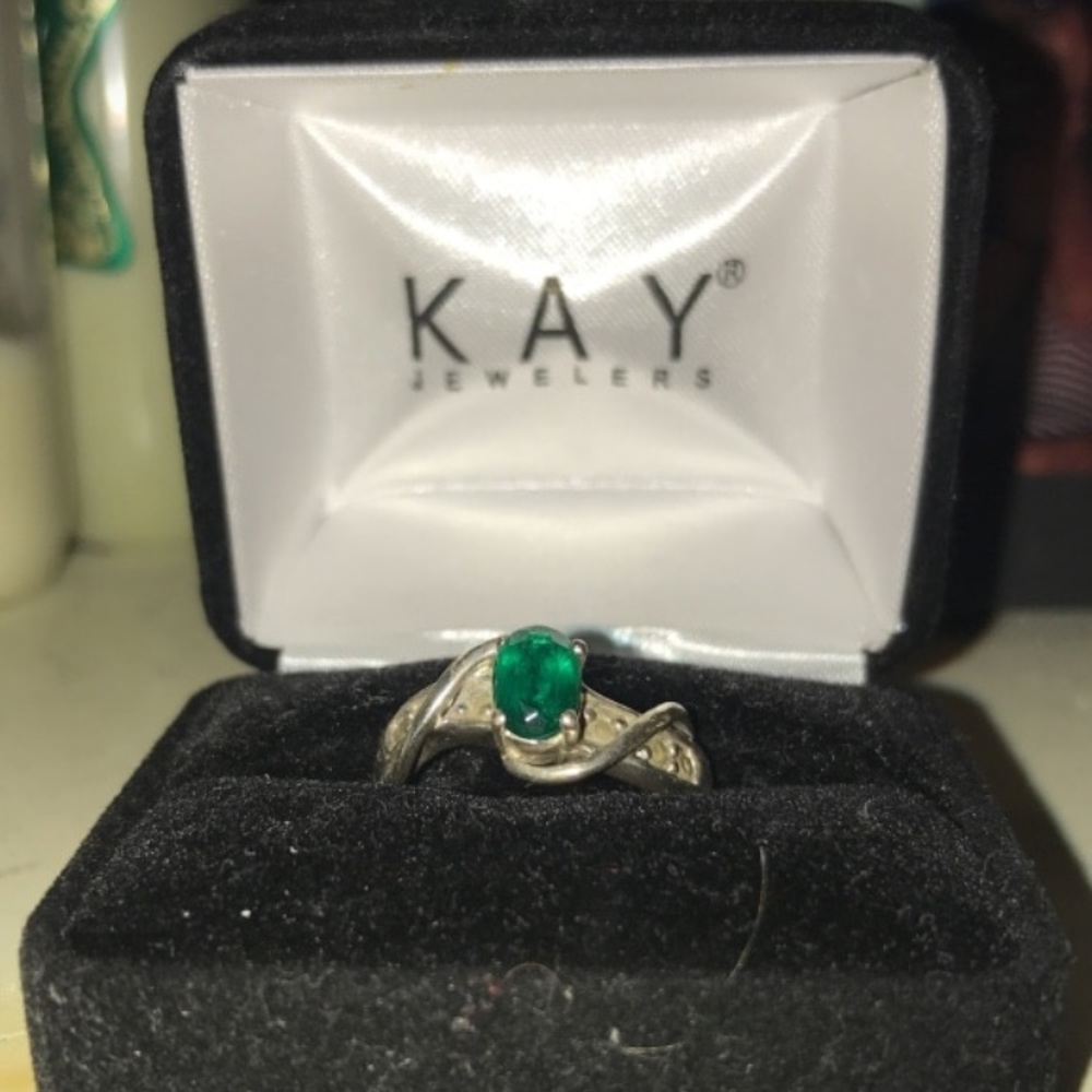 Kay Jewelers Green Gem Ring